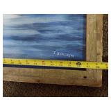 Original Framed Landscape Oil Painting by Janet Bergren