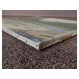 Vintage Landscape Painting Oland Signed 1961