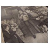 Framed Lithograph of John Pounds School Master Print