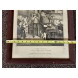 Framed Lithograph of John Pounds School Master Print