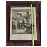 Framed Lithograph of John Pounds School Master Print