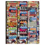 Marvel Comic Lot: Punisher, Spider-Man, Indiana Jones & More