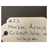 Marble Arms Hatchet Display in Collectible Wooden Case