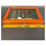 Marble Arms Hatchet Display in Collectible Wooden Case