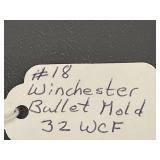 Antique Winchester Bullet Mold .32 WCF