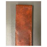 Vintage Sword with Leather Sheath - 27.5"