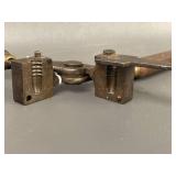 Antique 38-55 Bullet Mold with Wooden Handles - Winchester Attribution