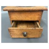 Vintage Imperial Coffee Grinder - Rustic Wood Design