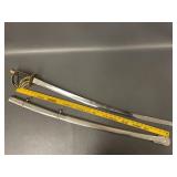 Antique Military Sword with Scabbard