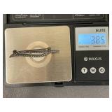 Vintage Sterling Silver Marcasite Brooch
