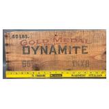 Vintage Gold Medal Dynamite Wooden Box 49N