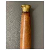 Handcrafted Sword with Brass Guard & Leather Sheath