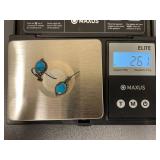 Sterling Silver Turquoise Earrings 925 Marked
