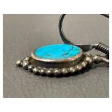 Sterling Silver Turquoise Earrings 925 Marked