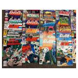 Vintage Marvel Comics Collection G.I. Joe, Punisher, X-Men, Silver Surfer