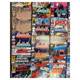Vintage Marvel Comics Collection G.I. Joe, Punisher, X-Men, Silver Surfer