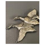 Sterling Silver 1945-46 Federal Duck Stamp Replica