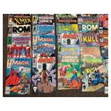 Large Lot of Vintage Marvel Comic Books Various Titles