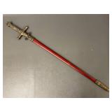 Intricate Ceremonial Sword with Detailed Hilt