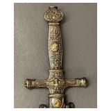Intricate Ceremonial Sword with Detailed Hilt
