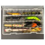 Plano Tackle Box with Musky Fishing Lures Set