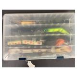 Plano Tackle Box with Musky Fishing Lures Set