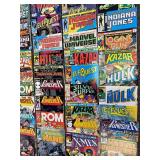 Extensive Collection of Vintage Marvel Comics Including Punisher and Wolverine