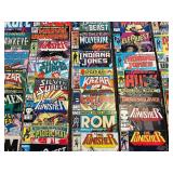 Extensive Collection of Vintage Marvel Comics Including Punisher and Wolverine