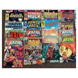 Large Lot of Vintage Marvel Comic Books Collection