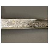Vintage U.S. Brass Handle Saber with Scabbard