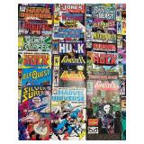 Marvel and DC Vintage Comic Book Lot: Hulk, Wolverine, Ka-Zar