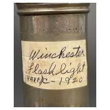 Antique Winchester Flashlights 1920 Antique