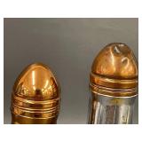 Vintage Winchester Brass & Chrome Cylindrical Flashlights