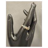 Vintage Sterling Silver Claddagh Ring Size 9.25