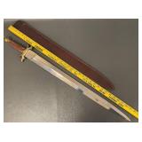 Antique-Style Sword with Brass Guard and Sheath