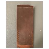Vintage Steel Sword with Leather Sheath