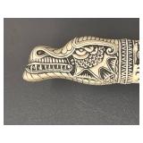 Dragon Motif Katana with Red Scabbard
