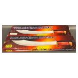 Bud K Arabian Sword I with Sheath Set of 2