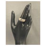 Celtic Knot Silver Ring, Intricate Design, Sz 8.75