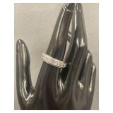 Eternity Ring Sterling Silver 5.08g Size 8