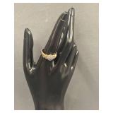 Elegant Sterling Silver Accent Ring Size 9