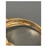 Elegant Sterling Silver Accent Ring Size 9