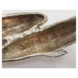 Vintage 925 Sterling Silver Mexican Dolphin Cuff Bracelet