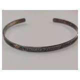 Vintage Sterling Silver Cuff Bracelet 