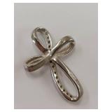 Elegant Cross Pendant with Stone Detailing