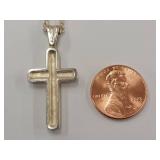Sterling Silver Cross Pendant Necklace
