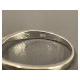Sterling Silver Princess-Cut Cubic Zirconia Ring