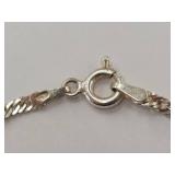 Vintage Sterling Silver Cross Necklace