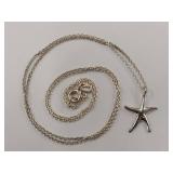 Sterling Silver Starfish Necklace