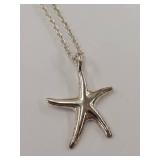 Sterling Silver Starfish Necklace